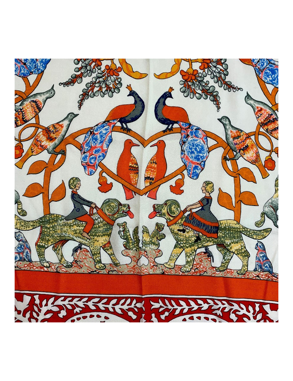 Étole HERMÈS en cachemire et soie 