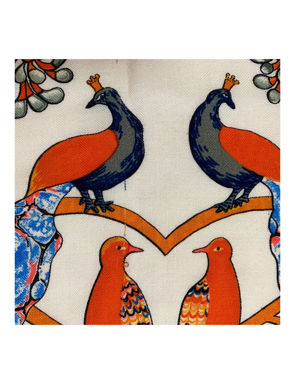 Étole HERMÈS en cachemire et soie 