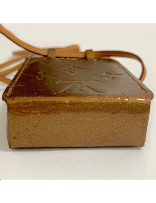 Pochette étui pour cigarettes LOUIS VUITTON cuir empreinte verni