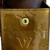 Etui à cigarettes LOUIS VUITTON en cuir monogram vernis bronze