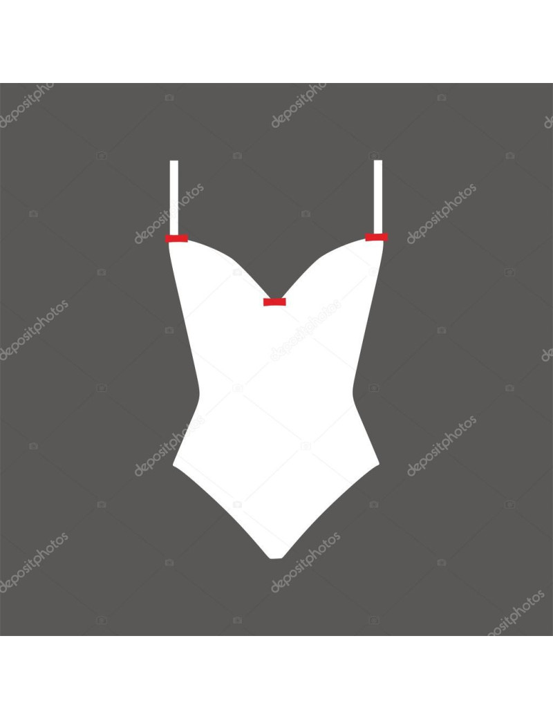 Body ALAIA noir motifs "mon coeur est à papa" vintage