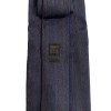 cravatte VERSACE 100% soie bleue motifs VERSACE marrons
