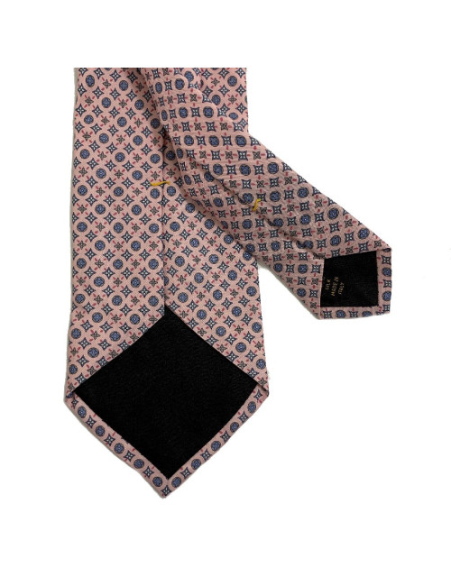 cravatte LOUIS VUITTON rose monogram bleu et gris