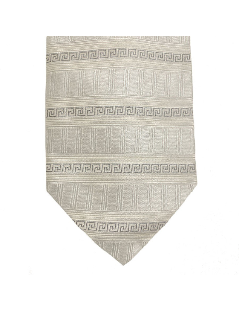 cravatte VERSACE 100% soie gris