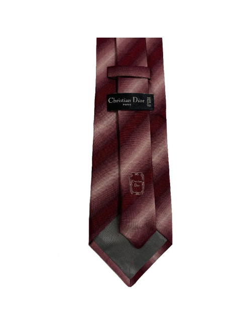 Cravate CHRISTIAN DIOR bordeaux