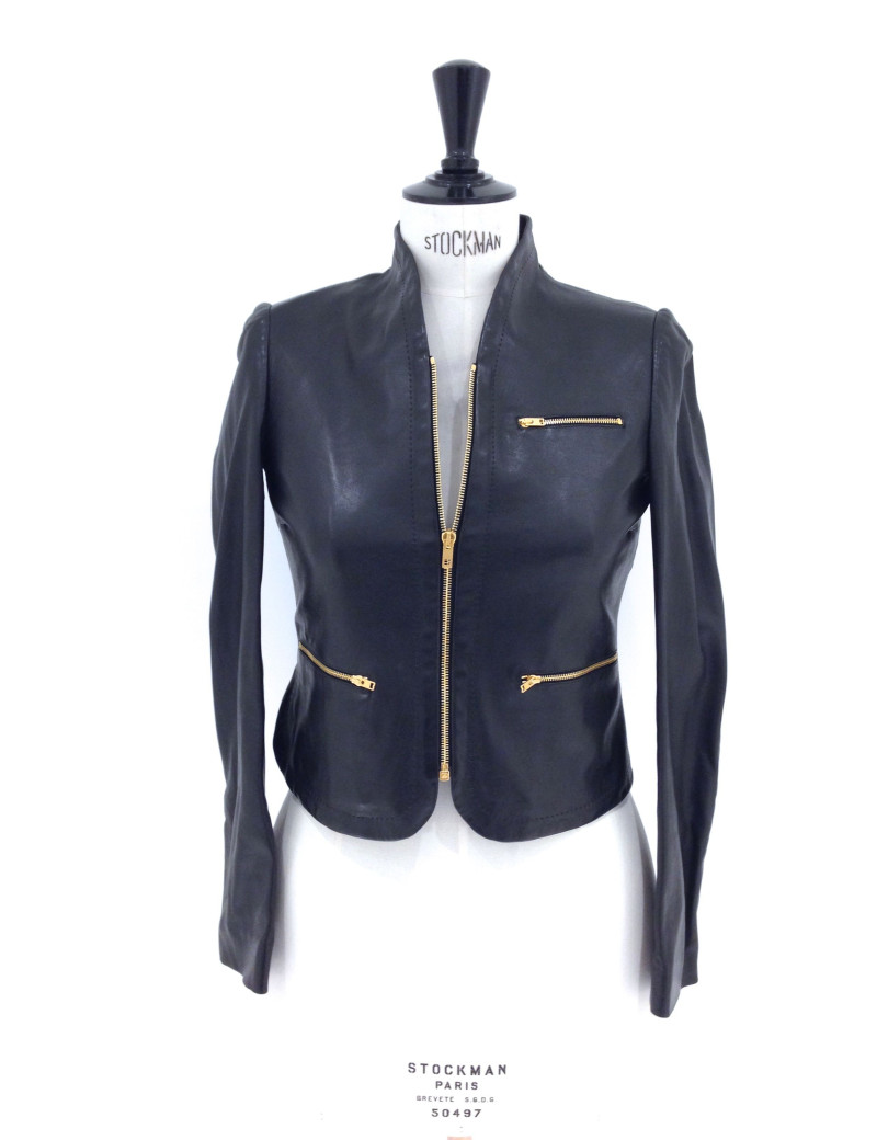 Veste JOSEPH cuir noir T 36