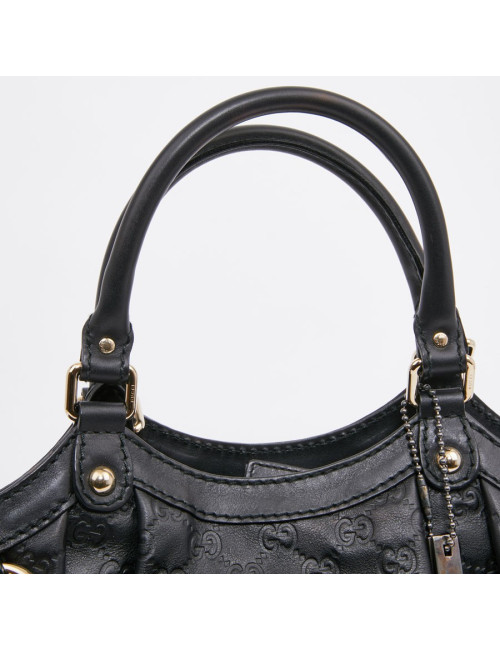 Sac GUCCI noir cuir embossé