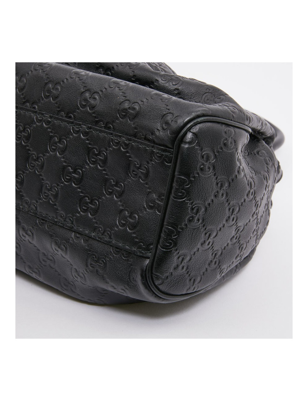 Sac GUCCI cuir embossé noir