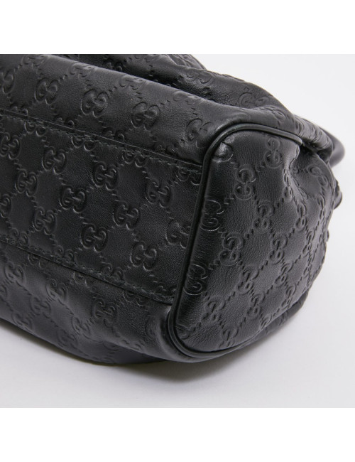 Sac GUCCI noir cuir embossé