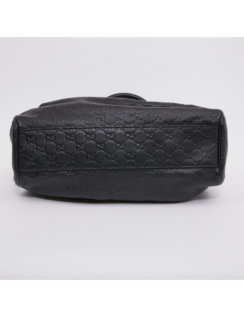 Sac GUCCI noir cuir embossé