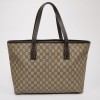 GUCCI Shopping Bag in Brown Monogram Canvas