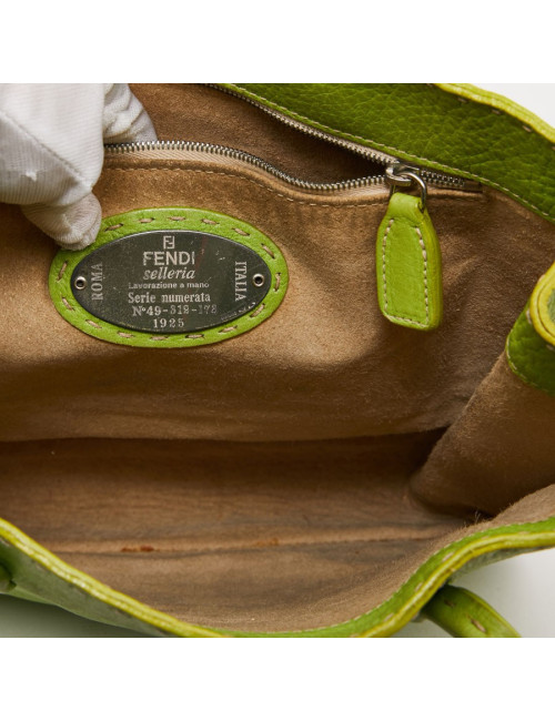 Sac FENDI en cuir vert