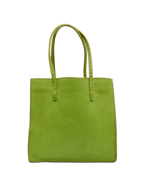 Sac FENDI en cuir vert