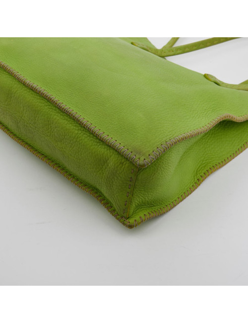 Sac FENDI en cuir vert
