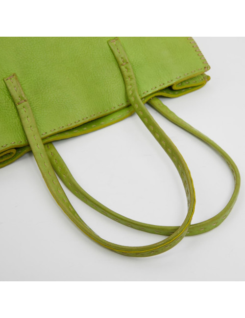Sac FENDI en cuir vert