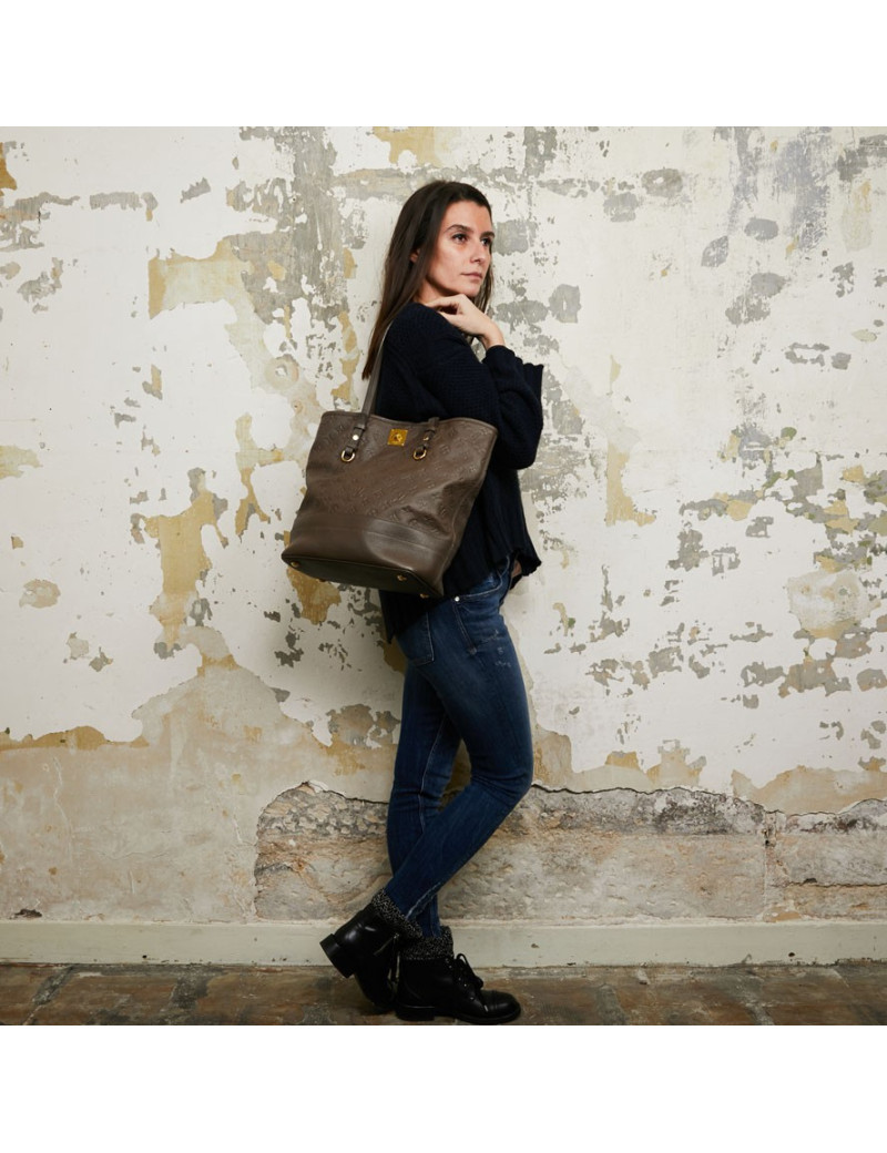 Sac LOUIS VUITTON Citadine marron 