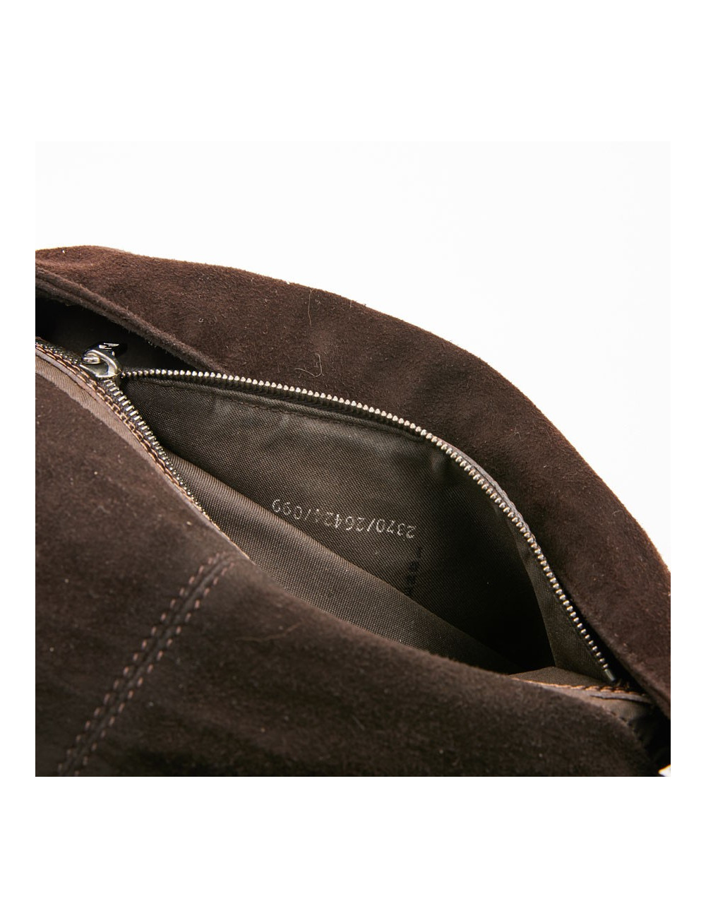 Sac FENDI en veau velours marron