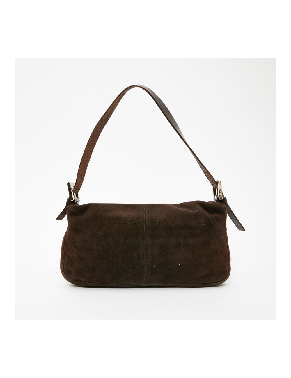 Sac Baguette FENDI Mamma en daim marron
