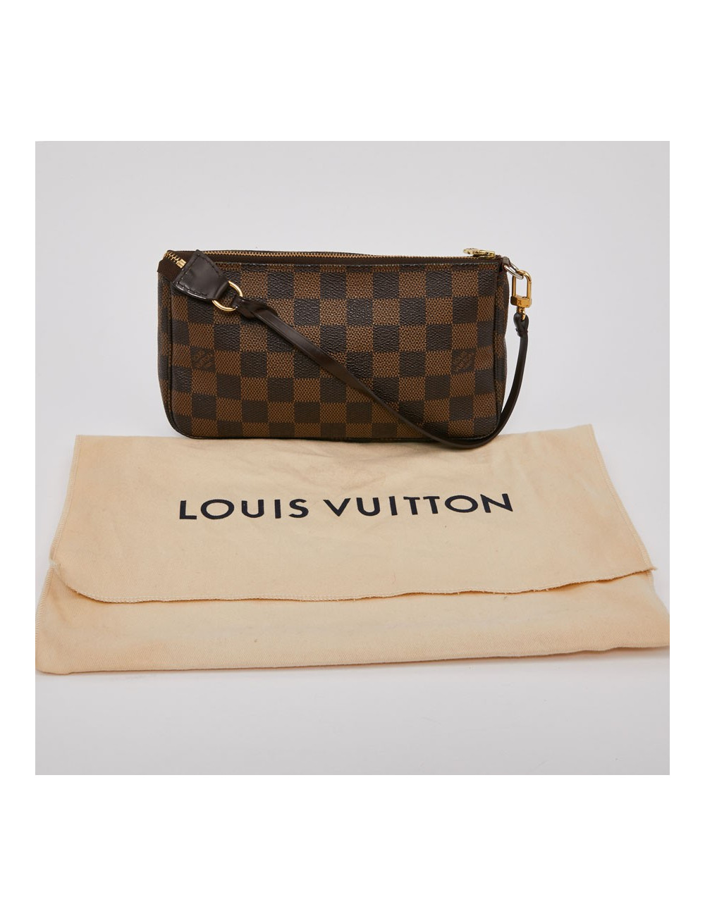 Sac pochette LOUIS VUITTON toile damier