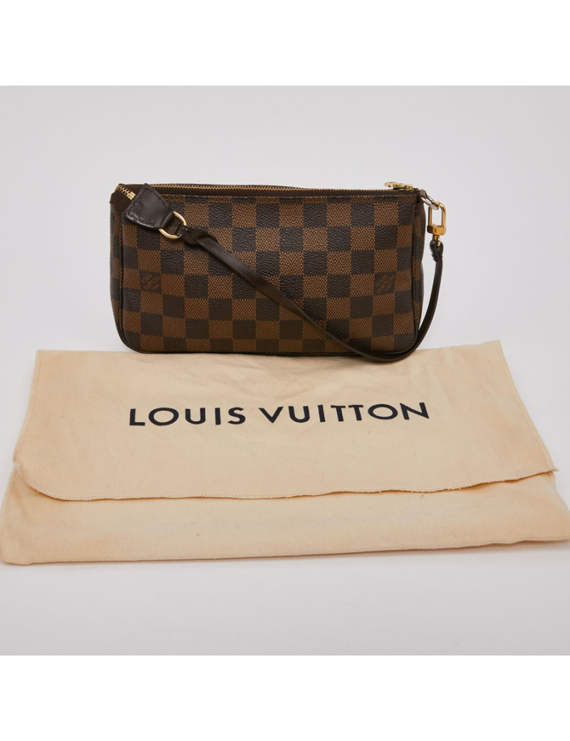 Sac pochette LOUIS VUITTON toile damier