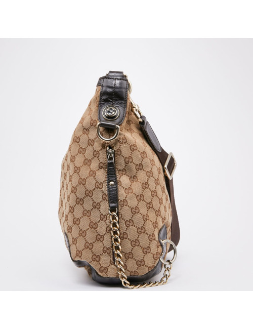 Sac GUCCI en toile marron 
