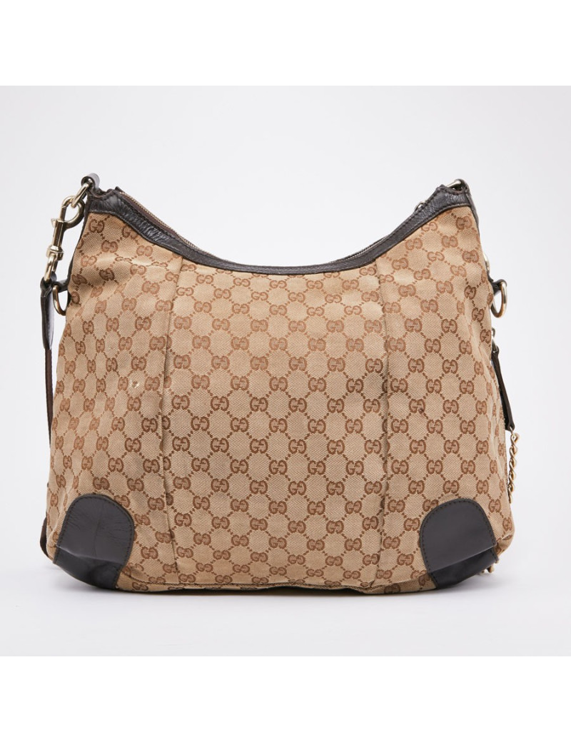 Sac GUCCI en toile marron 