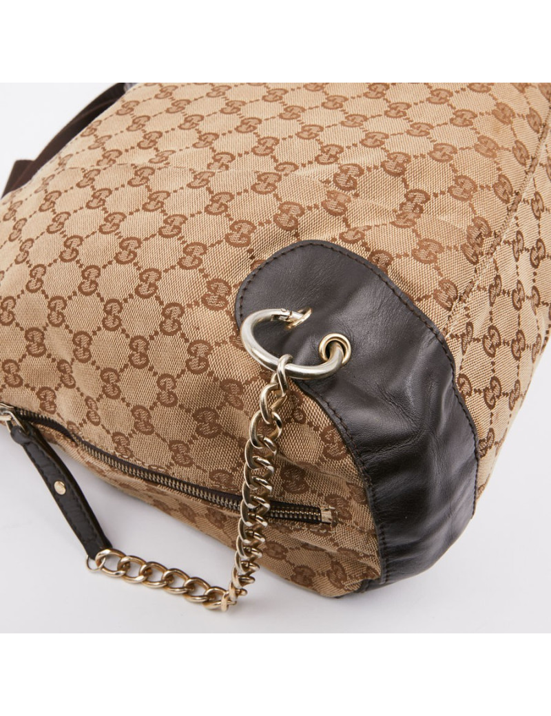 Sac GUCCI toile monogramme marron 