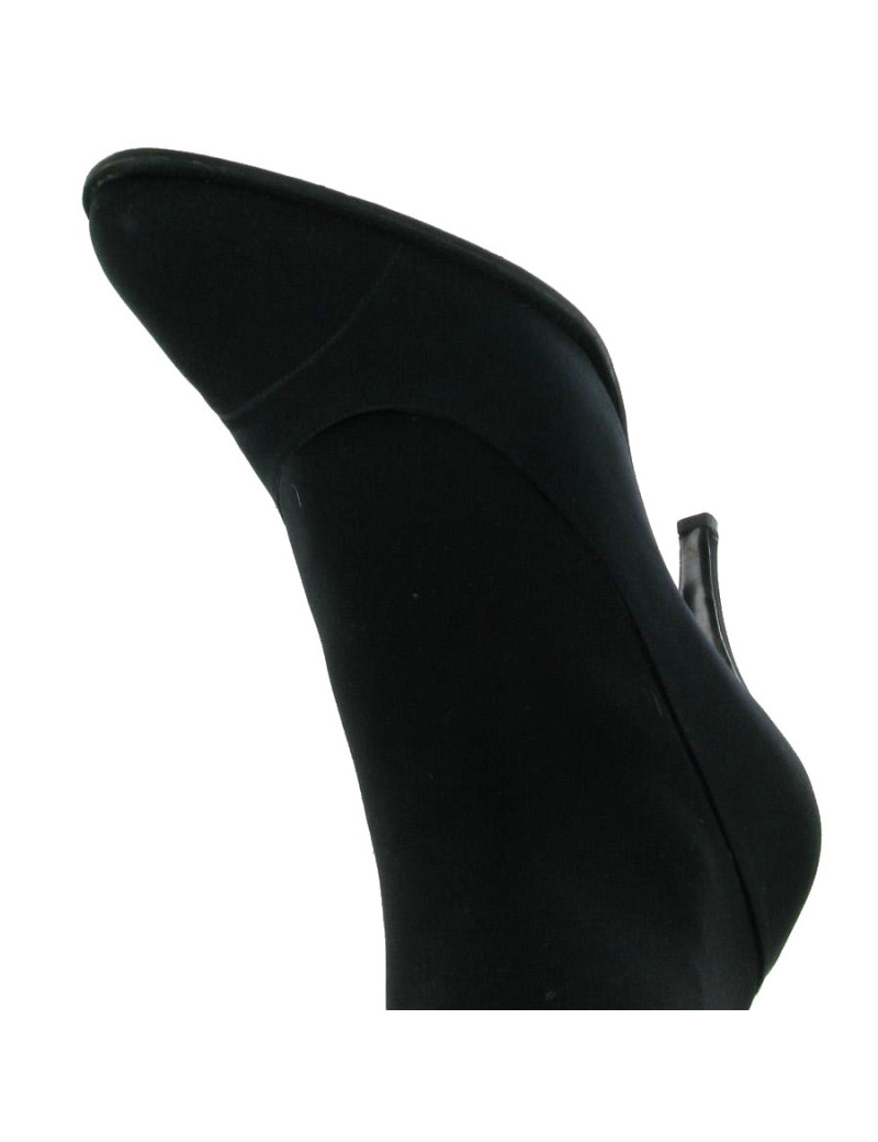 Escarpins CHANEL en satin noir T 39