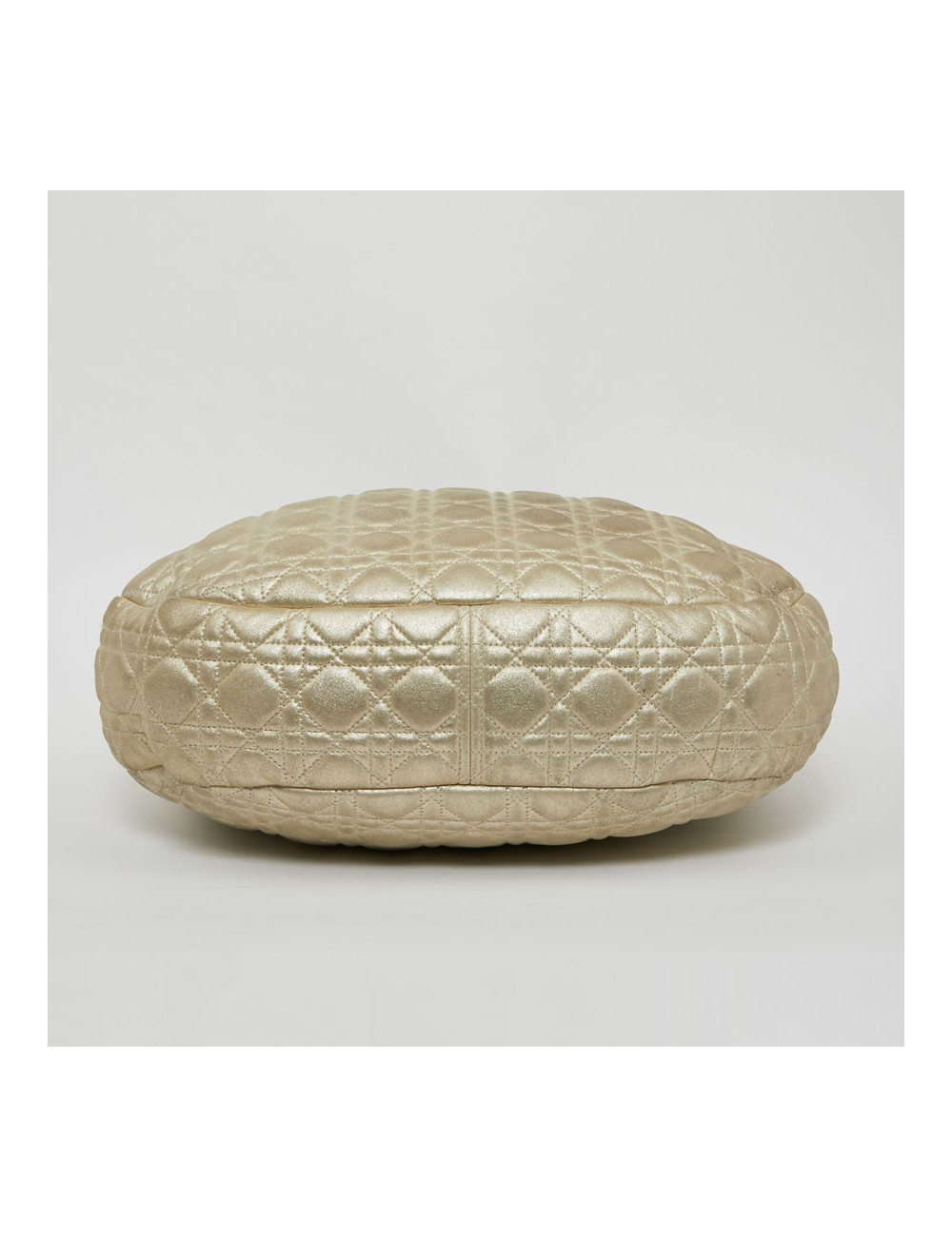 CHRISTIAN DIOR Tote Bag in Quilted Golden Fabric