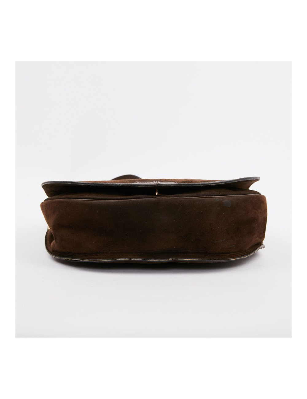 Sac DIOR Veau Velours Marron 