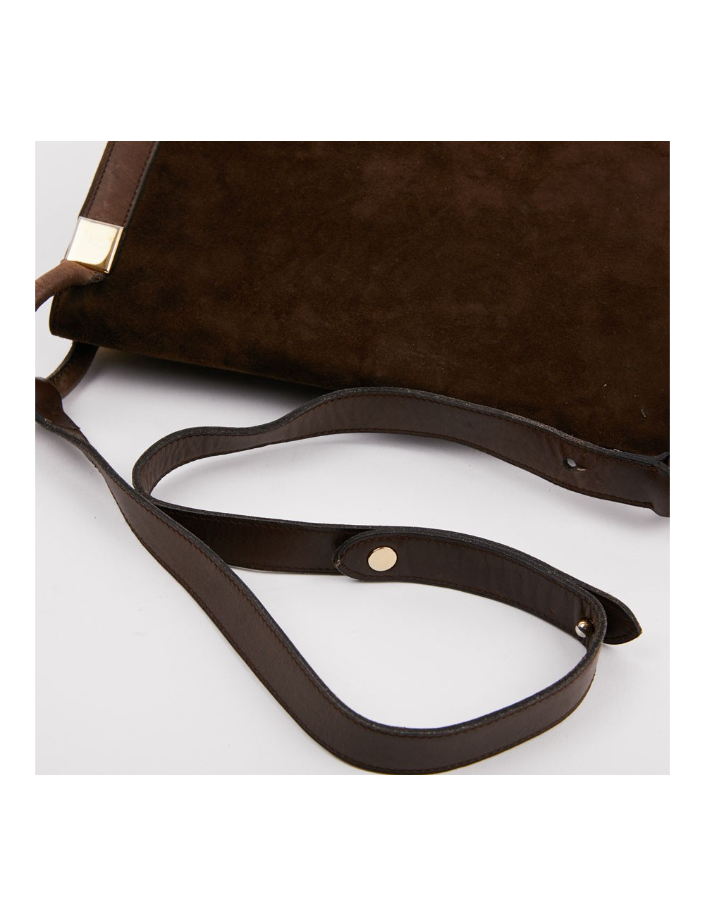 Sac DIOR Veau Velours Marron 