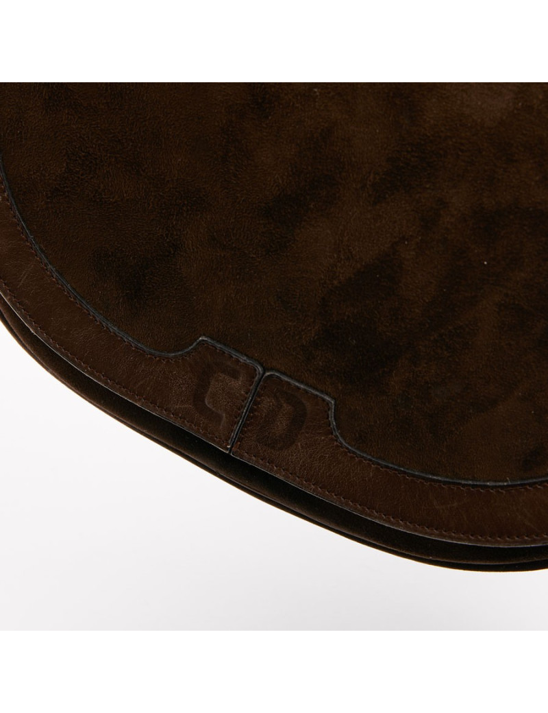 Sac DIOR Veau Velours Marron 