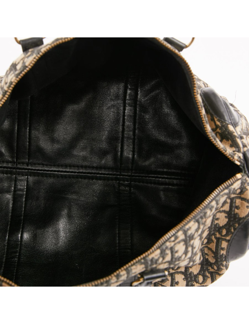 Sac speedy Dior vintage en toile en bleu