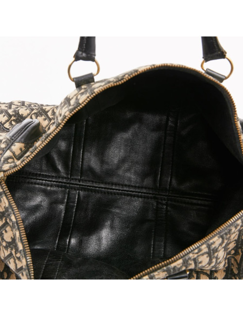 Sac speedy Dior vintage en toile en bleu