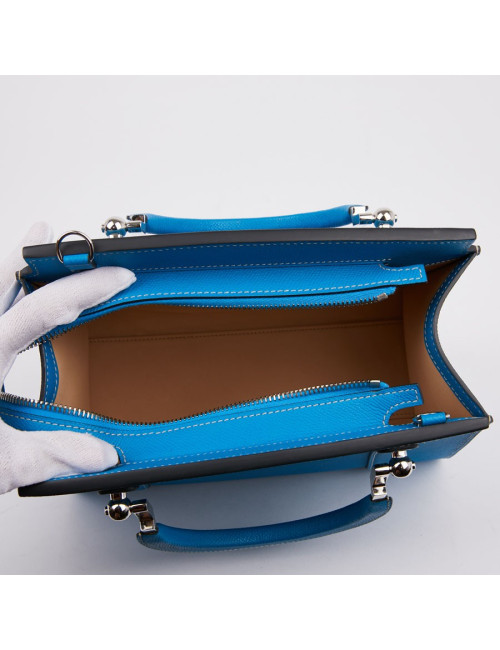  Sac MOYNAT Ballerine en cuir bleu