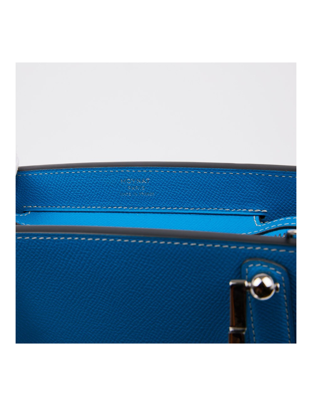  Sac MOYNAT Ballerine en cuir bleu