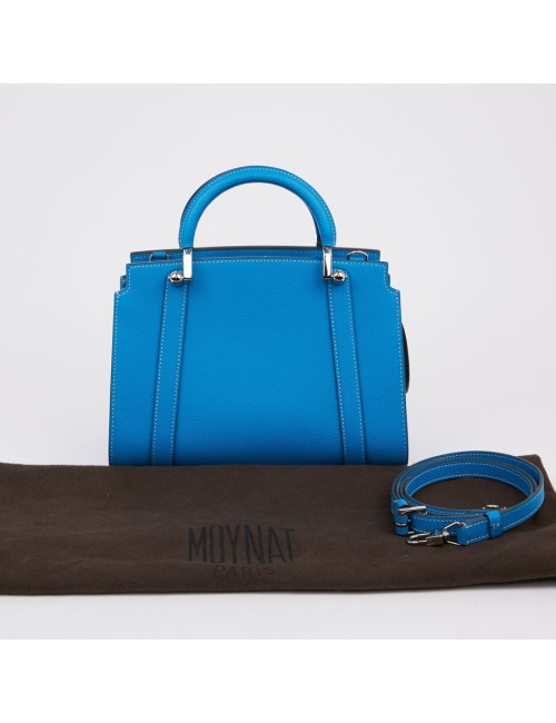  Sac MOYNAT Ballerine en cuir bleu