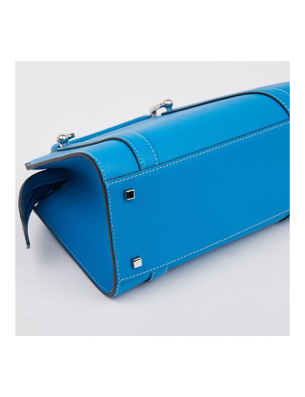  Sac MOYNAT Ballerine en cuir bleu