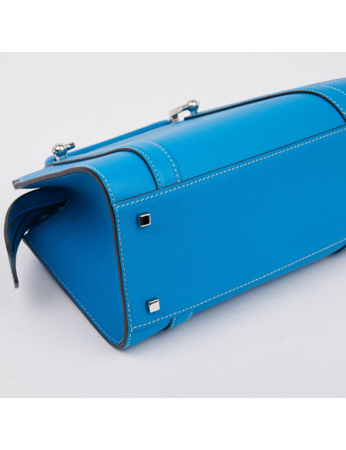  Sac MOYNAT Ballerine en cuir bleu