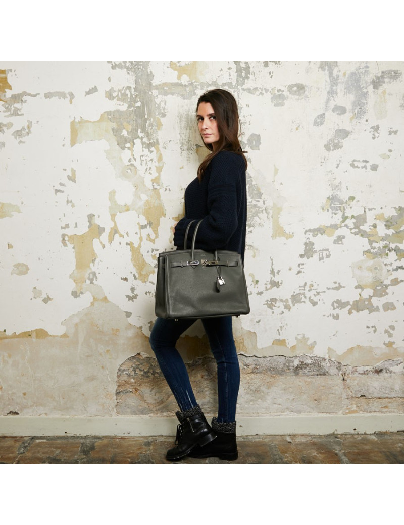 Sac HERMES BIRKIN 35 cuir togo 