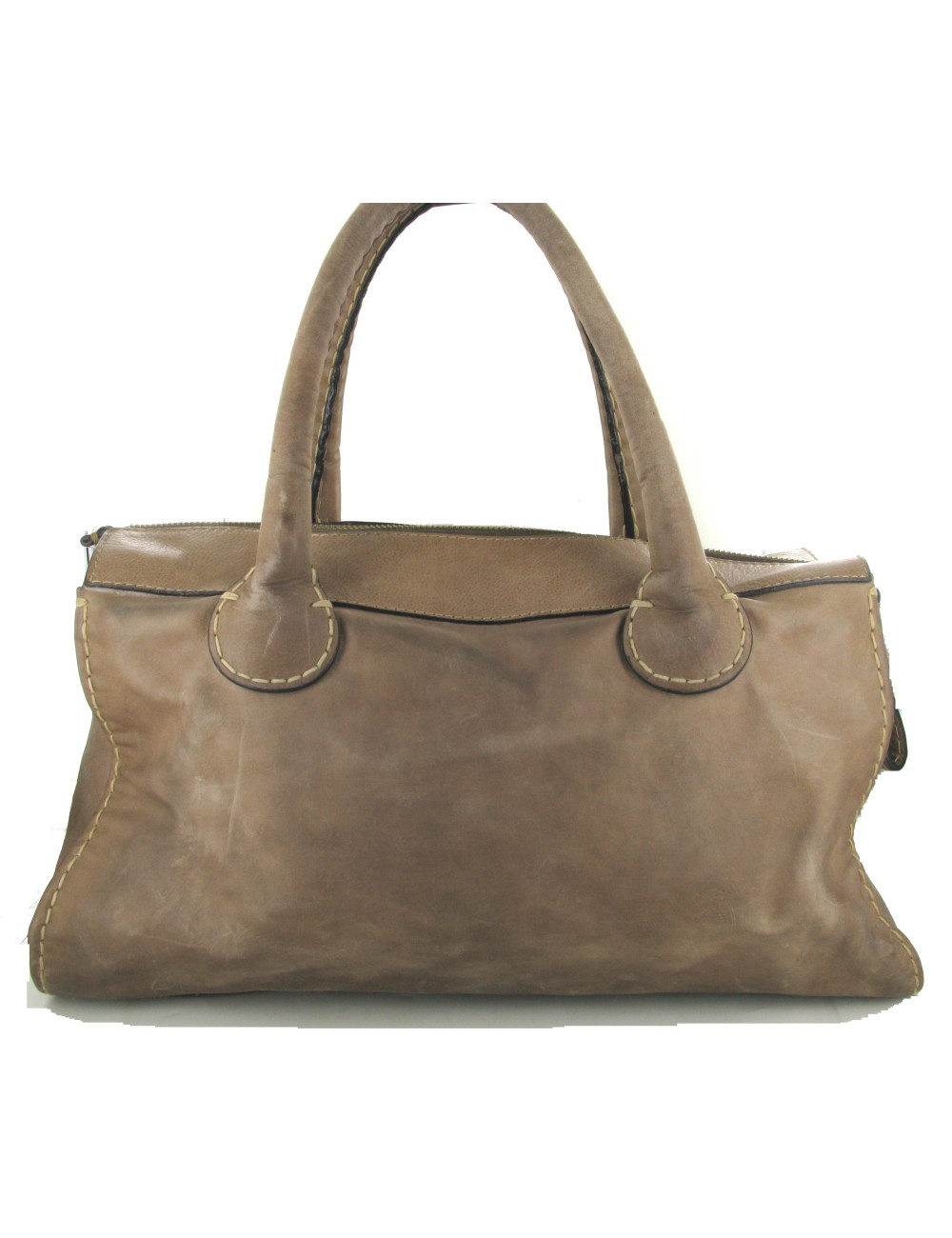 Sac CHLOE cuir taupe EDITH 