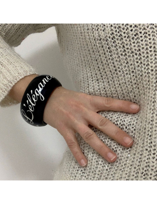 Bracelet CHANEL occasion "L'élégance c'est la ligne"