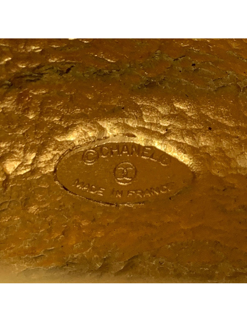 CHANEL couture vintage gilded cuff