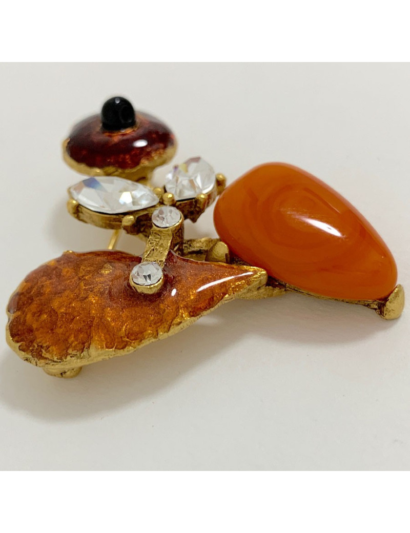 Parure CHRISTIAN LACROIX  collier et broche Vintage