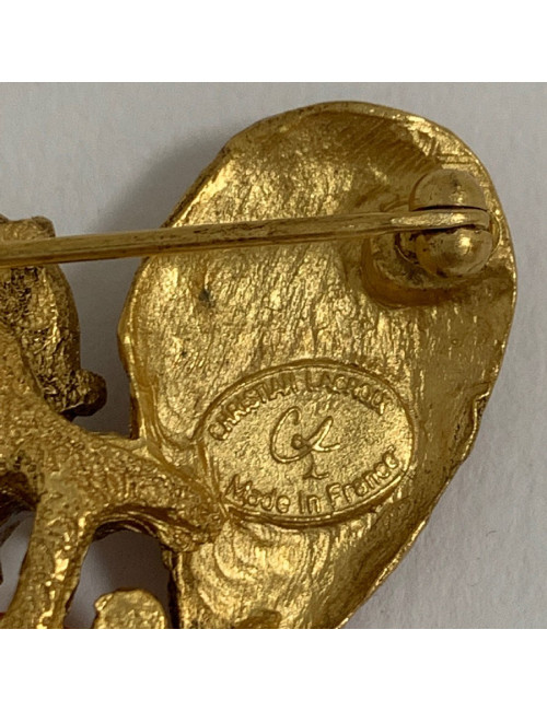 Parure CHRISTIAN LACROIX  collier et broche Vintage