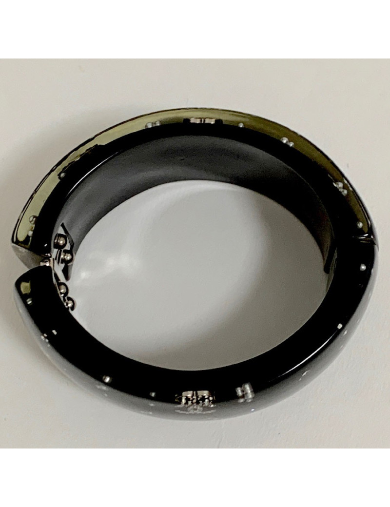 Bracelet plexi noir CHANEL