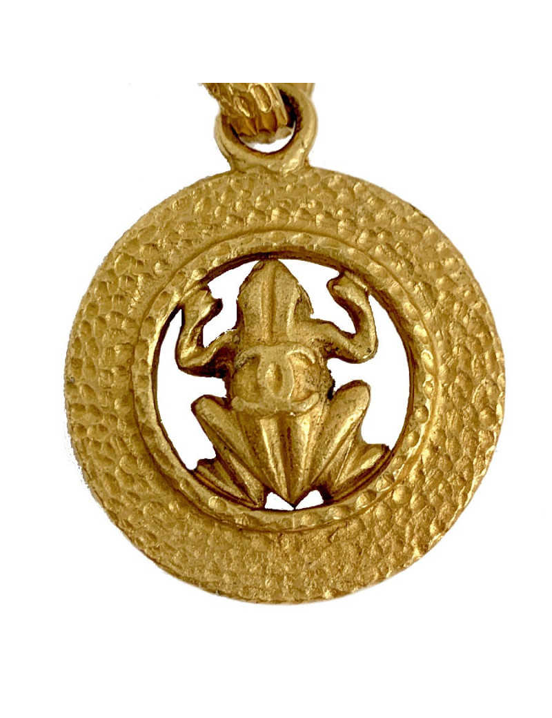 Ceinture CHANEL chaine grenouille