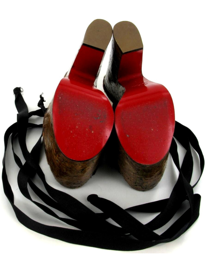 Talons CHRISTIAN LOUBOUTIN léopard T 37 