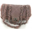 Old quilted CHANEL bag pink sheep