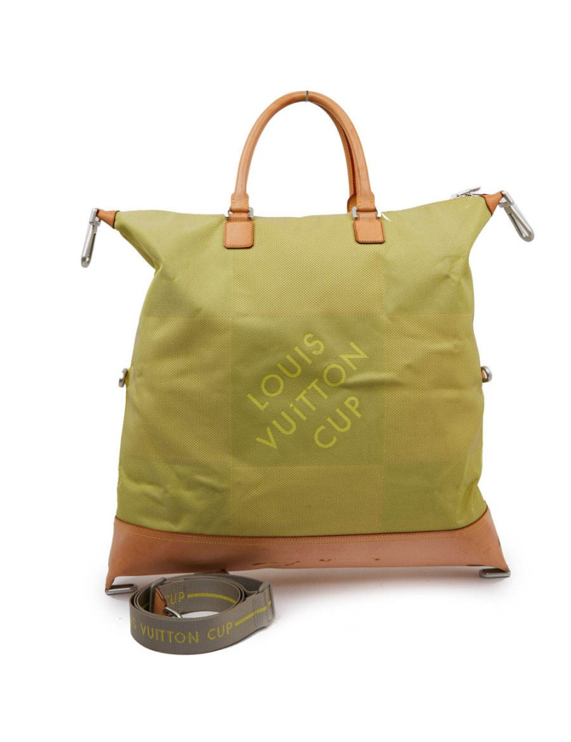 Sac LOUIS VUITTON CUP toile et cuir de vachette naturel